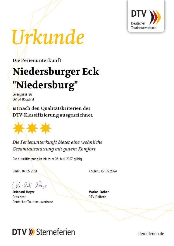 보파르트 Niedersburger Eck, Wandern, Radfahren, Geniessen, Erholen 아파트 외부 사진
